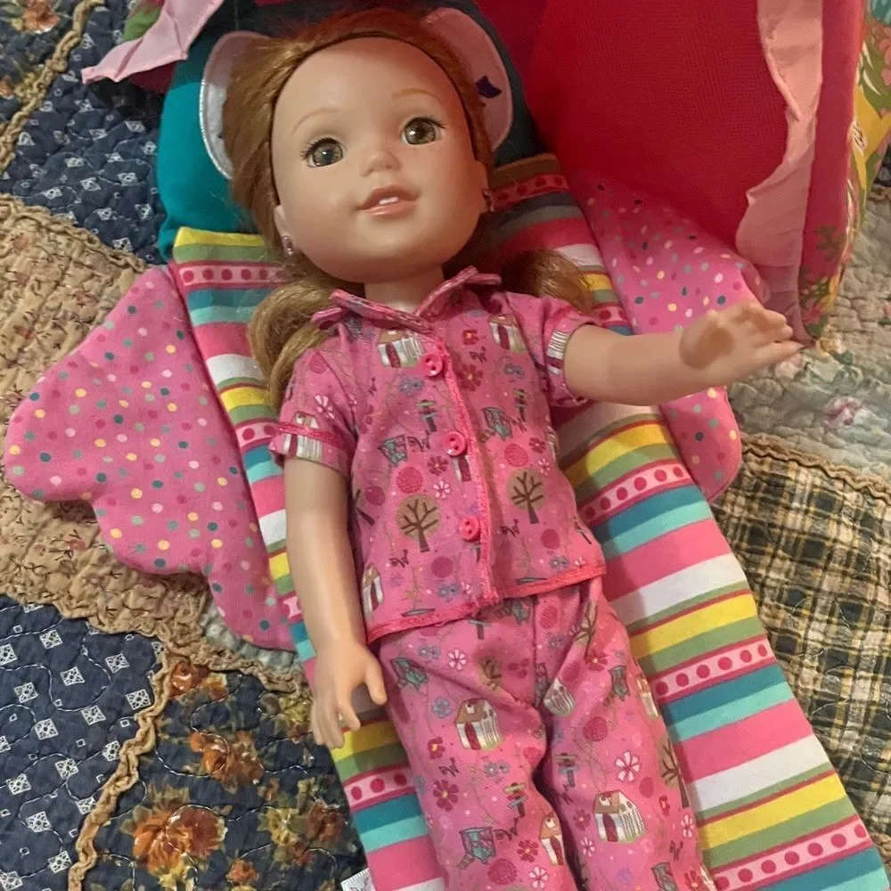 American Girl WellieWishers Doll and tent